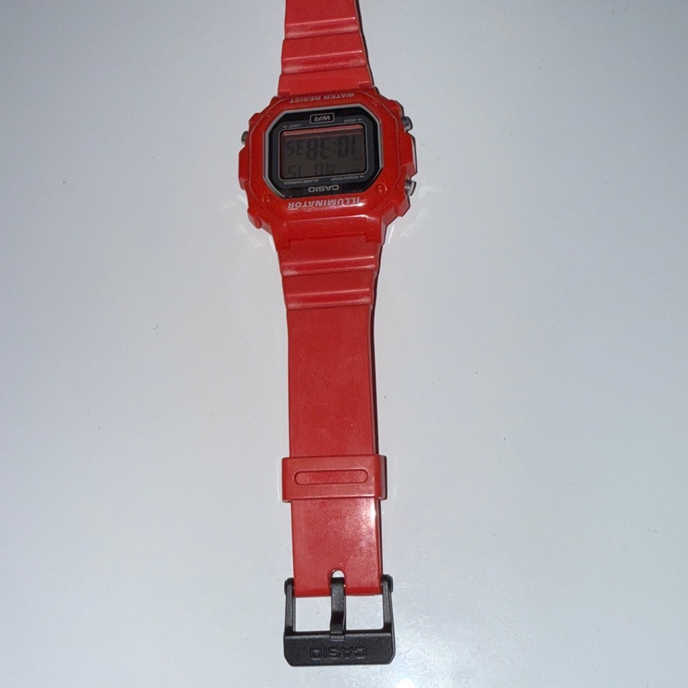 Casio Bold Red Digital Timepiece - Picture 2 of 6